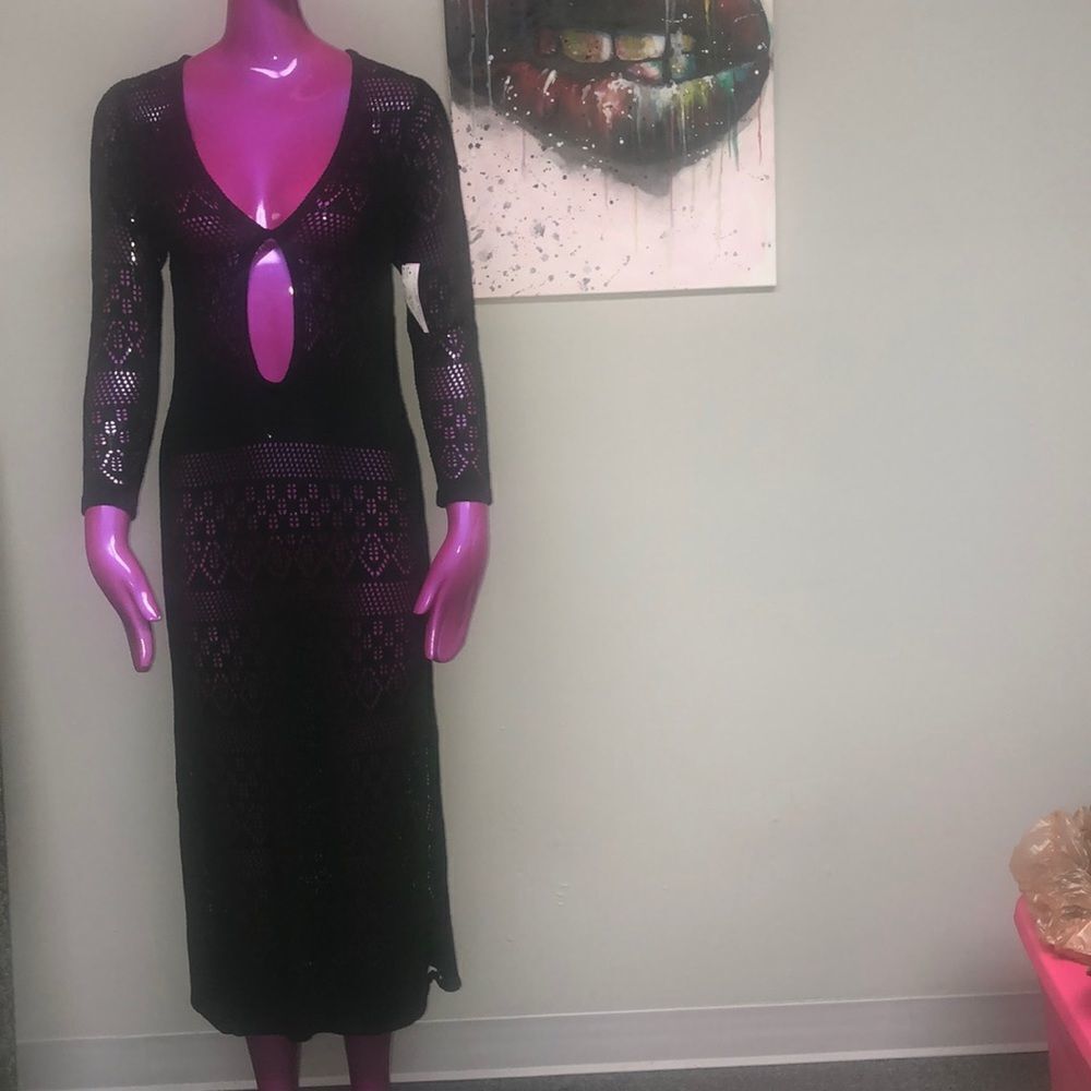 Crotchet knitted dress 